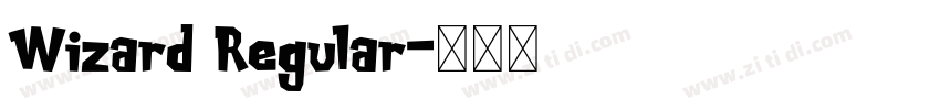 Wizard Regular字体转换